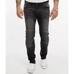 Rock Creek Slim-fit-Jeans Herren Jeans Slim Fit Biker-Style RC-2185 schwarz W29...