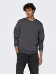 ONLY & SONS Sweatshirt ONSCERES CREW NECK NOOS Baumwollmischung, regular fit