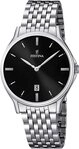 Festina Quarzuhr Festina Herren Uhr F16744/4 Edelstahl, (Analoguhr), Herren