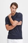 Casual Friday Poloshirt CFKarl Strukturiertes Poloshirt mit Rei&szlig;verschluss
