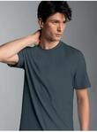 T-Shirt TRIGEMA "TRIGEMA T-Shirt DELUXE Baumwolle", Herren, Gr. 4XL, grau