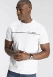 Rundhalsshirt DELMAO, Herren, Gr. XXL (60/62), wei&szlig;, Single Jersey, Obermaterial: