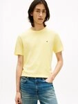 Tommy Hilfiger T-Shirt ESSENTIAL REGULAR FIT SOLID mit Stickerei unifarben, casual,
