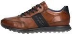 Sneaker BUGATTI, Herren, Gr. 42, braun (cognac), Glattleder, used, Schuhe Sneaker,