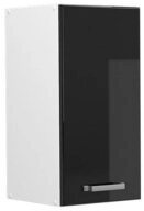 Vicco H&auml;ngeschrank R-Line, Schwarz Hochglanz/Wei&szlig;, 30 cm (1-St)
