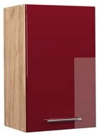 Vicco H&auml;ngeschrank Fame-Line, Bordeaux Hochglanz/Goldkraft Eiche, 45 cm (1-St)