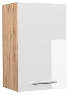 Vicco H&auml;ngeschrank Fame-Line, Wei&szlig; Hochglanz/Goldkraft Eiche, 45 cm (1-St)