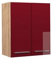 Vicco H&auml;ngeschrank Fame-Line, Bordeaux Hochglanz/Goldkraft Eiche, 60 cm (1-St)