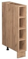 Vicco Unterschrank Fame-Line, Goldkraft Eiche/Goldkraft Eiche, 15 cm ohne