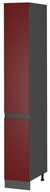 Vicco Hochschrank R-Line, Rot/Anthrazit, 30 cm J-Shape (1-St)