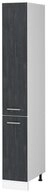 Vicco Hochschrank R-Line, Schwarz Beton/Wei&szlig;, 30 cm (1-St)