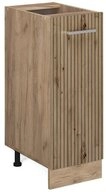 Vicco Apothekerschrank R-Line, Artisan-Eiche/Goldkraft Eiche, 30 cm ohne