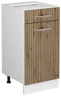 Vicco Unterschrank R-Line, Artisan-Eiche/Wei&szlig;, 40 cm ohne Arbeitsplatte (1-St)