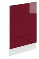 Vicco Frontblende R-Line, Rot Hochglanz/Wei&szlig;, 45 cm ohne Arbeitsplatte (1 St)