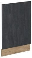 Vicco Frontblende R-Line, Schwarz Beton/Goldkraft Eiche, 45 cm ohne Arbeitsplatte (1