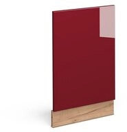 Vicco Frontblende Fame-Line, Bordeaux Hochglanz/Eiche, 45 cm ohne Arbeitsplatte...