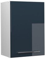 Vicco H&auml;ngeschrank Fame-Line, Dunkelblau Hochglanz/Wei&szlig;, 50 cm (1-St)