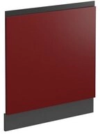 Vicco Frontblende R-Line, Rot/Anthrazit, 60 cm J-Shape, ohne Arbeitsplatte (1 St)
