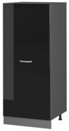 Vicco Hochschrank R-Line, Schwarz Hochglanz, 60 cm (1-St)