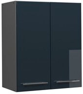 Vicco H&auml;ngeschrank Fame-Line, Dunkelblau Hochglanz/Anthrazit, 60 cm (1-St)