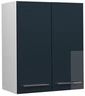 Vicco H&auml;ngeschrank Fame-Line, Dunkelblau Hochglanz/Wei&szlig;, 60 cm (1-St)