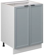 Vicco Unterschrank Fame-Line, Hellblau-grau/Wei&szlig;, 60 cm ohne Arbeitsplatte...