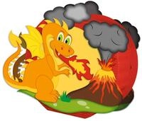 URSUS Bastelnaturmaterial URSUS Laternen-Bastelset Easy Line 09 Feuerdrache