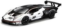 Bburago Modellauto Lamborghini Essenza SCV12 wei&szlig; schwarz, Ma&szlig;stab 1:24