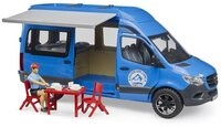 Bruder&reg; Spielzeug-Bus MB Sprinter Camper mit Fahrer und Zube 02684