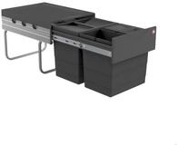 Hailo Einbaum&uuml;lleimer Hailo Abfallsammler 3642532 Raumspar-Tandem 2x 8,5 +18 L