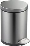 Primaster M&uuml;lleimer Primaster Treteimer Luna 5 l anthrazit
