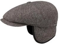 Stetson Flat Cap (1-St) Schirmm&uuml;tze mit Schirm, Made in the EU