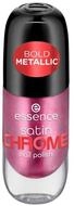 Essence Nageldesign Zubeh&ouml;r SATIN CHROME Nagellack #03-Meta Maroon 8 ml