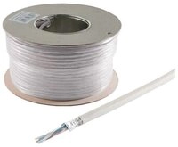 S-Conn Cat. 5E Verlegekabel, F/UTP, grau, 50m LAN-Kabel