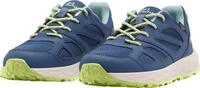 Wanderschuh JACK WOLFSKIN "WOODLAND 2 TEXAPORE LOW K", Jungen, Gr. 28, blau (evening