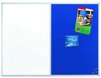 FRANKEN Tafel Whiteboard-Pinnwand X-tra!Line 60,0 x 45,0 cm Textil blau