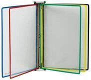 Tarifold F&auml;chermappe Sichttafel-Wandsystem magnetisch A4 grau mit 5 Sichttafeln