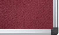 bi-office Pinnwand Pinnwand feuerhemmend Aluminiumrahmen 180x120cm burgunderrot