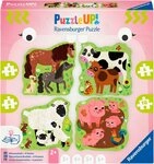 Ravensburger Puzzle PuzzleUP!, Bauernhoftiere, 28 Puzzleteile, Made in Europe