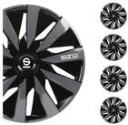 OMAC Radkappen Sparco 14 Zoll Roma Silber Grau 4tlg, (4-St) Einfache Installation,