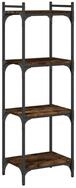 vidaXL B&uuml;cherregal NA B&uuml;cherregal 4 B&ouml;den R&auml;uchereiche 40x30x120 cm...