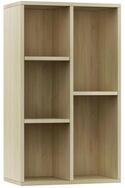 vidaXL B&uuml;cherregal, Buchregal/Sideboard Sonoma Eiche 50x25x80 cm Holzwerkstoff