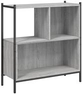 vidaXL B&uuml;cherregal, Buchregal Grau Sonoma 72x28x77,5 cm Holzwerkstoff