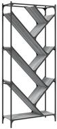 vidaXL B&uuml;cherregal B&uuml;cherregal Grau Sonoma 79x30x180 cm Holzwerkstoff und...