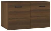 vidaXL H&auml;ngeschrank Wandschrank Braun Eichen-Optik 60x36,5x35 cm Holzwerkstoff