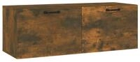 vidaXL H&auml;ngeschrank NA H&auml;ngeschrank Wandschrank R&auml;uchereiche 100x36,5x35 cm