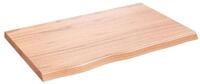 vidaXL Regal Wandregal Hellbraun 80x50x(2-4) cm Massivholz Eiche Behandelt,...