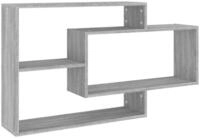 vidaXL Wandregal NA Wandregal Grau Sonoma 104x20x58,5 cm Spanplatte