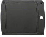 JADE Schneidebrett Schneidebrett Gourmet Gripper schwarz 37x27,5x0,6cm,