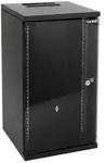 HMF Serverschrank Netzwerkschrank, Serverschrank 10 Zoll, 12 HE, 300 mm Tiefe, Voll